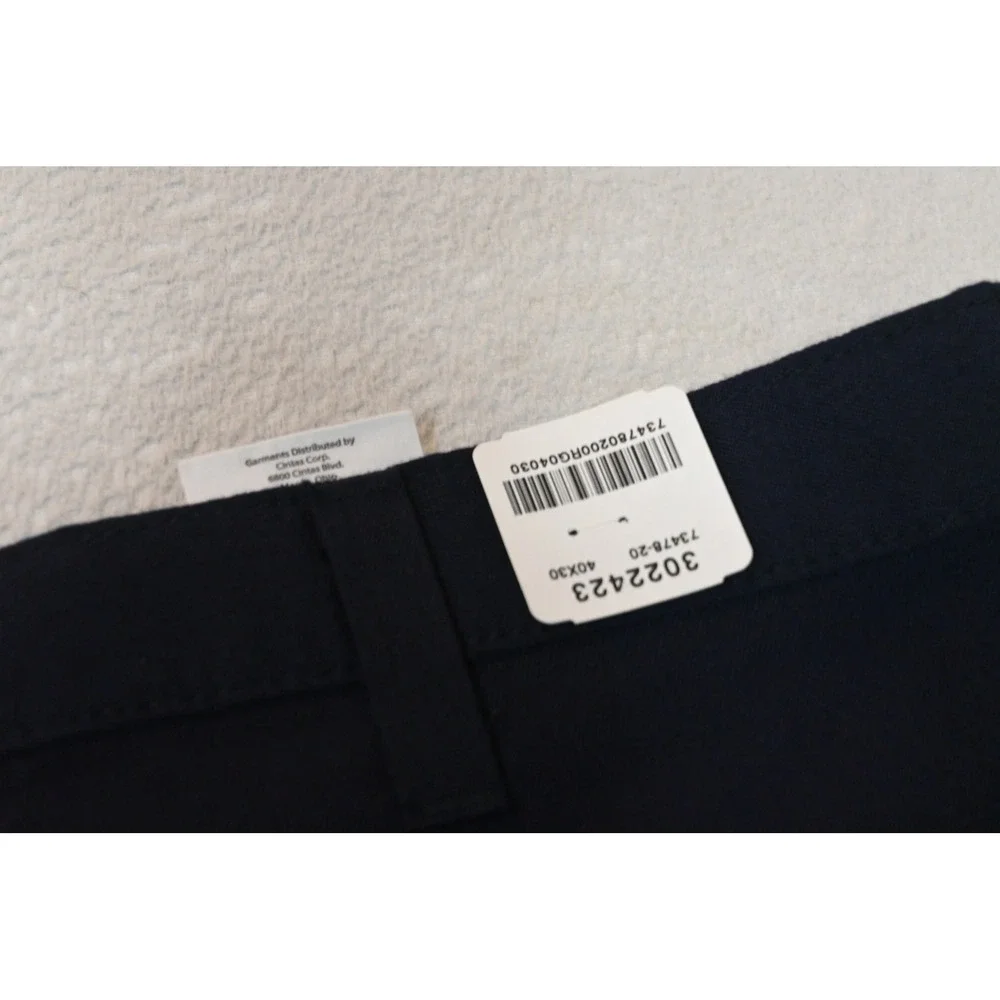 Carhartt FR Carpenter Work Pants Mens 40x30 Navy Blue Flame Resistant CAT 2
